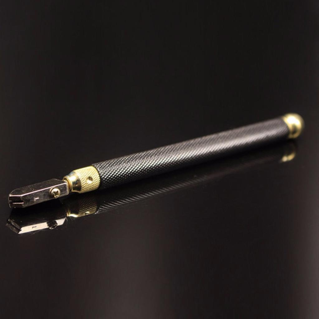 Профессиональный масляный стеклорез с алмазной противоскользящей металлической ручкой, режущие инструменты