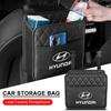 Car Storage Bag Multi-function Seat Back Storage Pocket Suspension For I30 Tucson Elantra Venue Palisade Terracan Accent Veloster