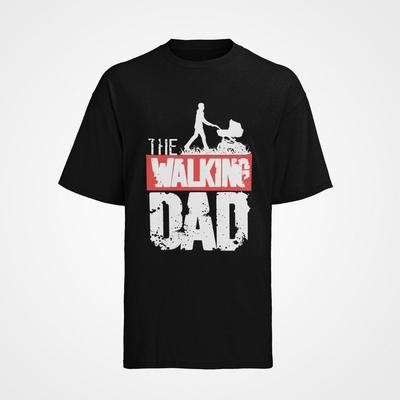 Смешная папина фраза День отца The Walking Dad Мужская органическая футболка Хлопок