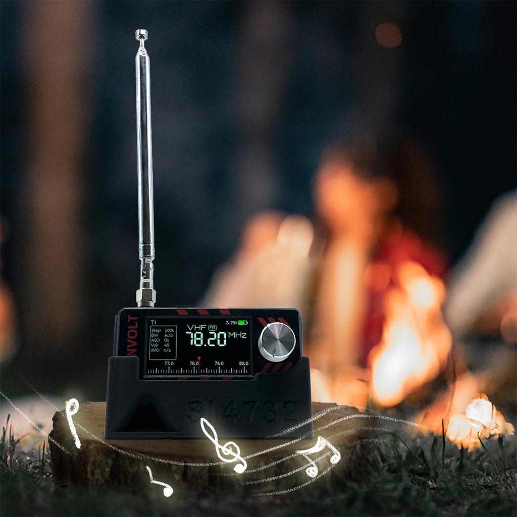 Держатель для радиоприемника ATS MINI SI4732 DSP Кейс со встроенной канавкой для звука Универсальный кронштейн для радио Специальная подставка для радио