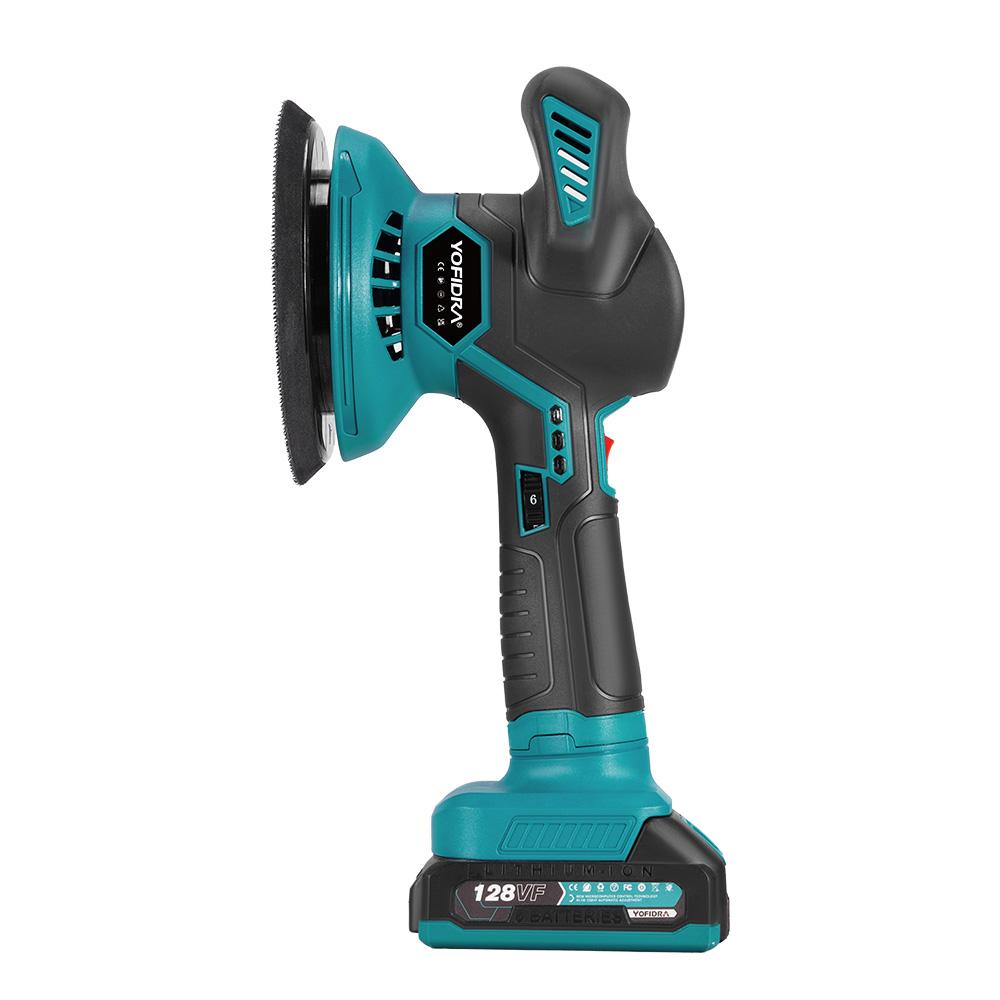 Yofidra 6 Gears Car Polisher 7000rpm Electric Polish Automobile  Polishing Sealing Glaze Machine Rotary Tool For 21V 18V Battery