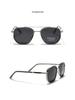 2025 Retro Polarized TR90 Semi-Metal Square Sunglasses for Men & Women