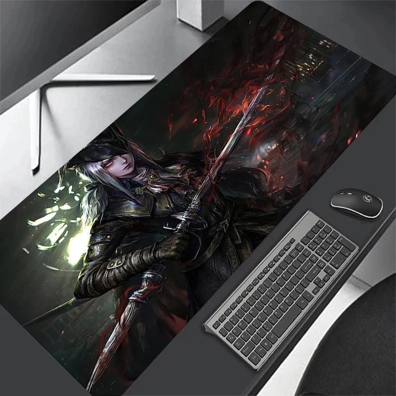 XXL Компьютерная Аниме Bloodborne Геймер XL Коврик для стола Большой Размер Игровой Коврик для мыши Ковер для клавиатуры ПК Оверлок Стол Коврик для мыши x