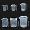 6Pcs/set Graduated Measuring Cup Capacity Scale Laboratory Beaker Clear Transparent Mixing Cup Kitchen Baking