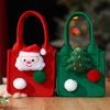 Рождественский подарочный пакет Подарочный пакет Холщовый пакет Канун Рождества Сумка для переноски Конфета-яблоко Упаковочный пакет для переноски