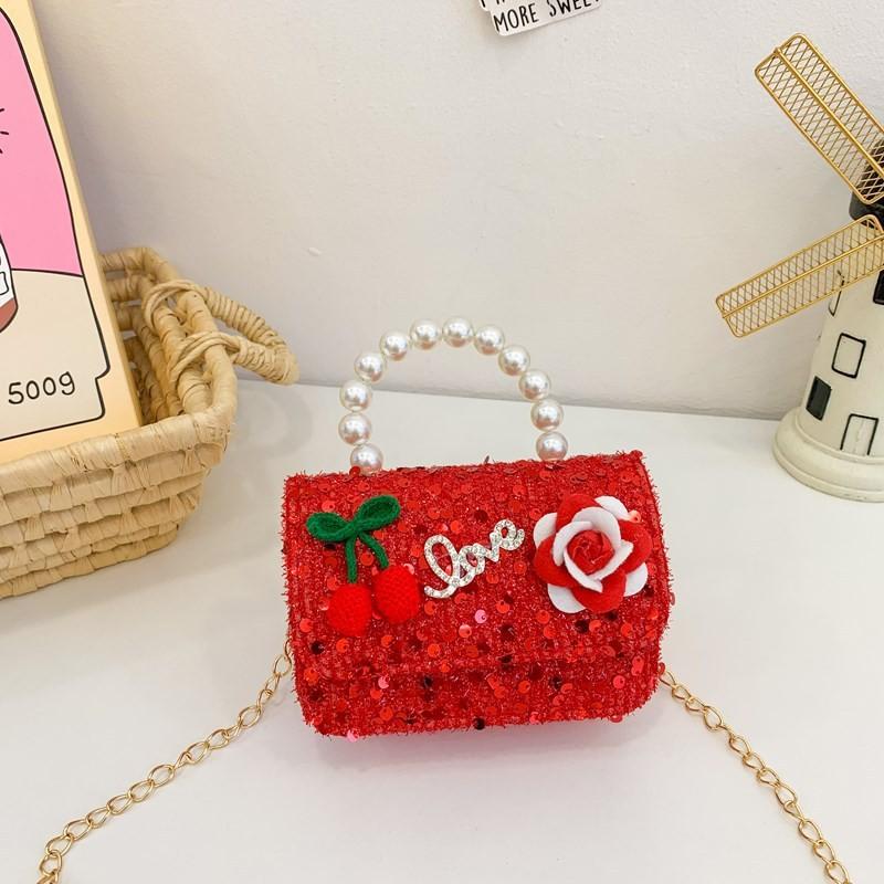 Причудливая детская сумочка из ПУ с привлекательными бантами и очаровательными цветочными элементами