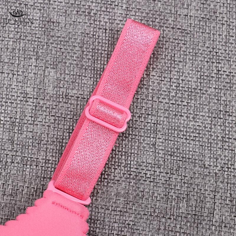 Сексуальное нижнее белье без бретелек, однотонное, с бретельками, для девушек, дышащее, без стального кольца, простое, с боковой стороны груди, с защитой от воздействия