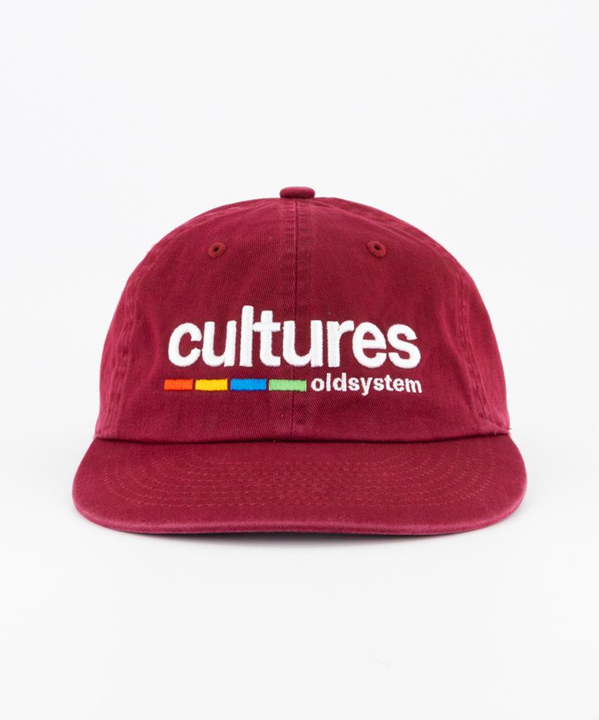 Кепка ANNOT Cultures, стиранная, бордовая