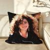 Celebrity JJulia RRoberts Cushion Cover Pillow Case Antidustmite Pillowcase Silky Short Plush Sofa Cushion Cover hot