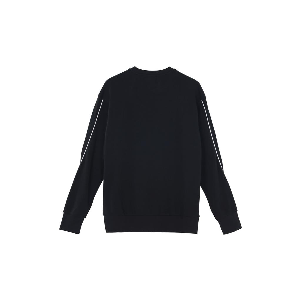 adidas Толстовка Essentials с принтом логотипа, мужские топы, черный GK9374