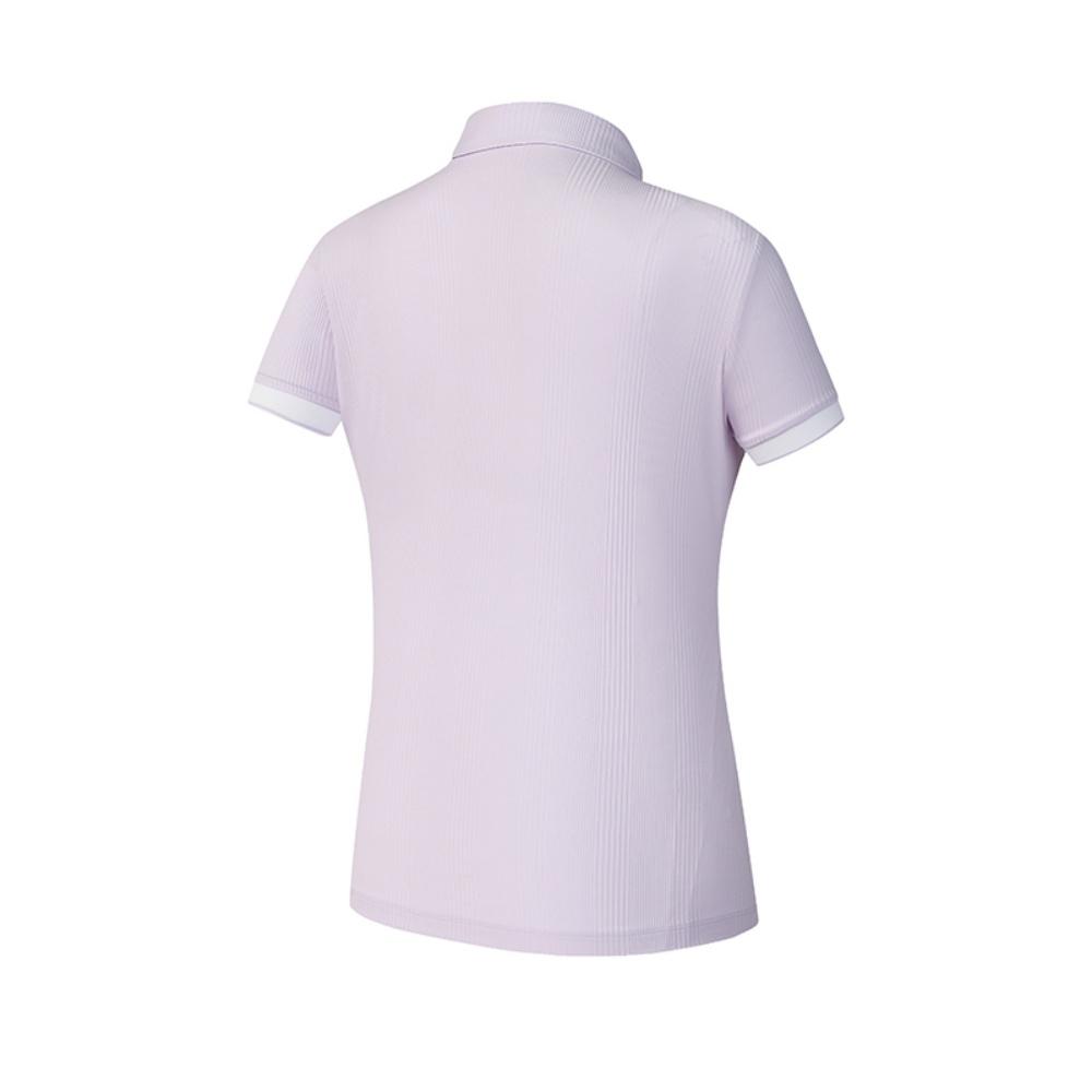 Fila Гольф Классический Универсальный Повседневный Спортивный Крой Дышащий Легкий Эластичный Поло с Коротким Рукавом Женские топы A11W535117F-VT
