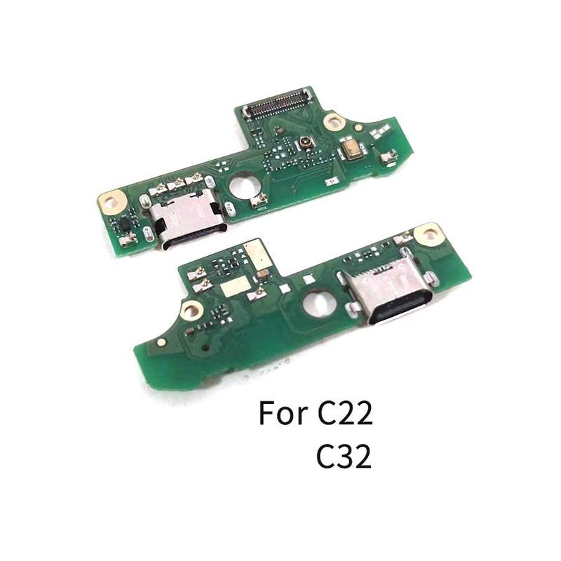 For Nokia C12 C31 C22 C32 USB Charging Board Dock Port Flex Cable Repair Parts