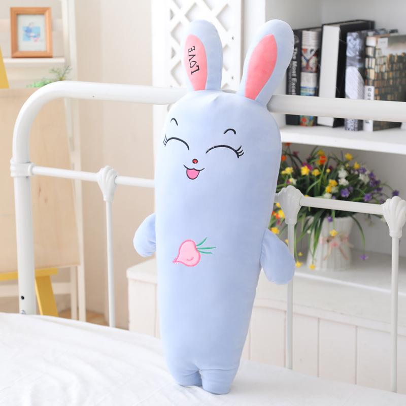 Плюшевая игрушка Кролик Морковь Подушка для сна Милый подарок на день рождения Девочка Тряпичная кукла Кукла Кукольная кровать