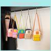 Block Canvas Color Shoulder Bag With Suture Design Messenger Bag For Child Daily