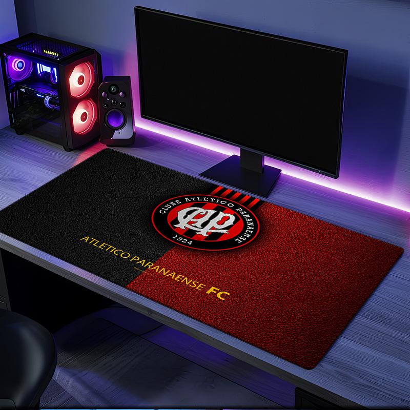 Atletico Paranaense Crest Mouse Pad, Rubber Base, Mouse Pad for Gamers and Office Use, Gaming Desk , Easy To Clean Mat Christmas fan gifts
