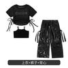 Girls Hip Hop Dance Outfit Kids Jazz Performance Costume Set Street Clothes
