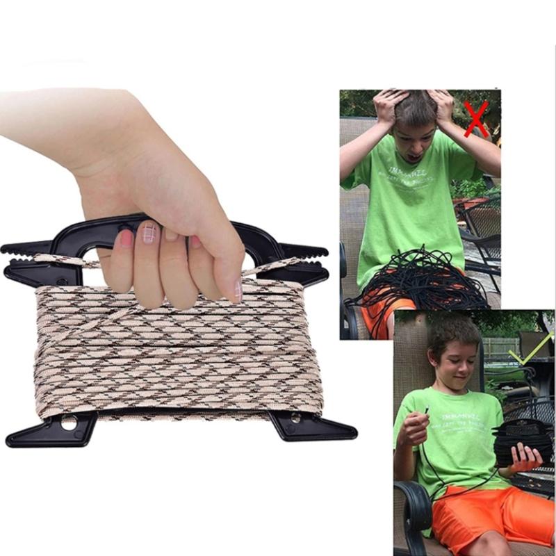 Инструмент для намотки веревки Органайзеры для веревки Держатель для паракорда Моталка для веревки Органайзеры для веревки Моталка для паракорда Моталка для веревки