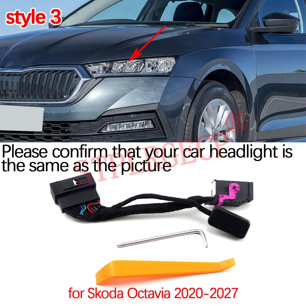 For Skoda Octavia 2020 2021 2022 2023 2024-2027 Automatic Stop Start Engine System Off Device Control Sensor Plug Cancel Cable