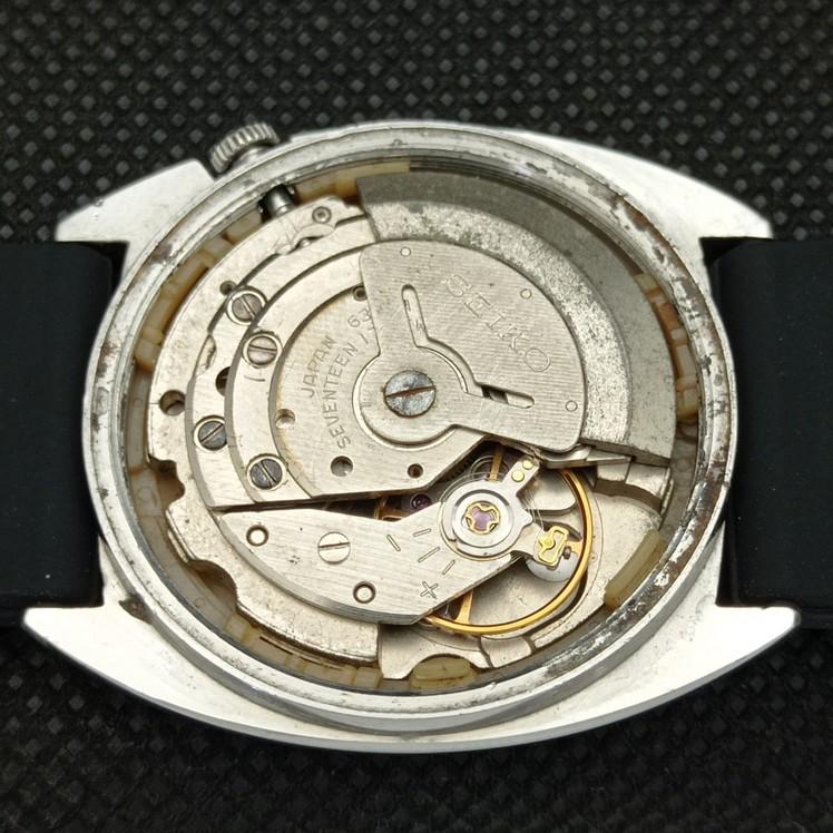 CLASSIC SEIKO 5 AUTOMATIC MENS 6309A JAPAN ARABIC WHITE DIAL WATCH a417096-2