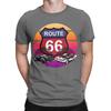Route 66 Funny 100 Cotton Tshirt Route 66 Tees Tops For Unisex