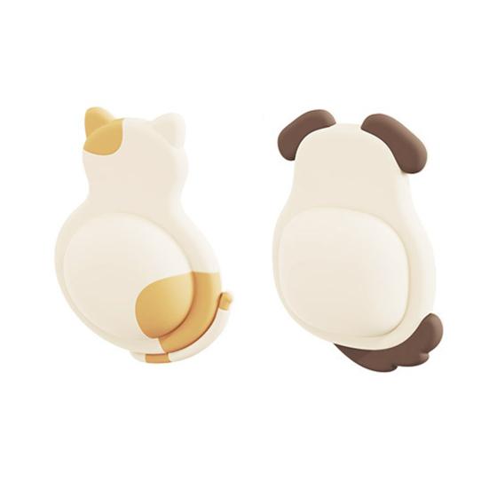 1/2/4Pcs Animal Wall Bumper Self-Adhesive Door Stopper Wall Protector Door Handle Wall Guard Shield Anti-collision Silencer Pad Buffer Sticker