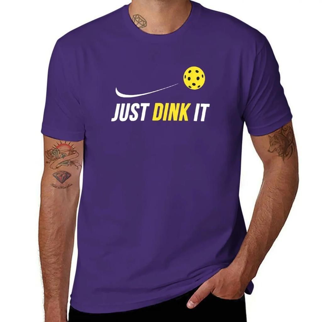 Just dink it funny pickleball T-Shirt summer clothes vintage basketball graphic tees t shirts for men