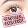 10 пар/коробка модных накладных ресниц для вьющегося макияжа ручной работы