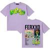 Singer Feid FERXXO CALIPSIS Concert Merch Tshirt Unisex Women Summer T Shirt Teenagers Cotton Oversized Crewneck Tshirt Streetwear