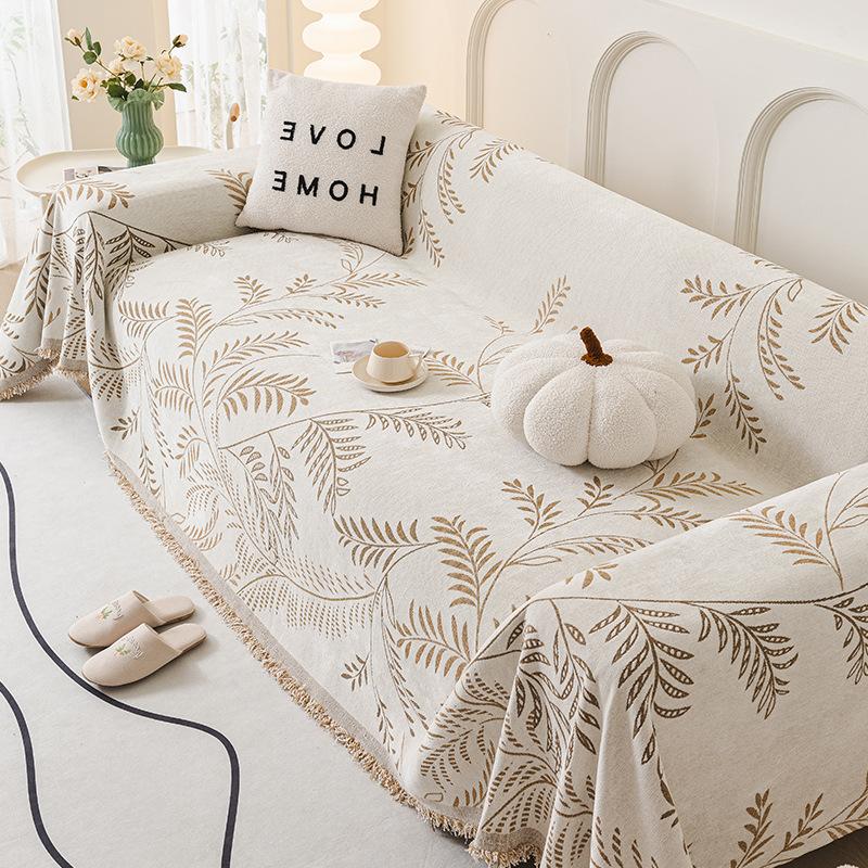 Чехол для дивана из шенилла Four Seasons Universal Anti-Scratching All-Inclusive Universal Cover Cover Non-Slip Sofa Cover