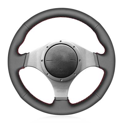 Черный чехол на руль из искусственной кожи для Mitsubishi Lancer Evolution 8 VIII Lancer Evolution 9 IX 2003 2004 2005 2006 2007