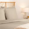 Taie d'oreiller - Harmonie - 63 x 63 cm - Percale de coton - Beige - Oeko-Tex®