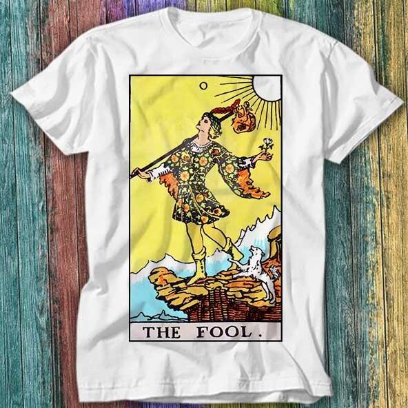 Tarot The Fool Play Card T Shirt Top Tee 518 Unisex T-Shirt