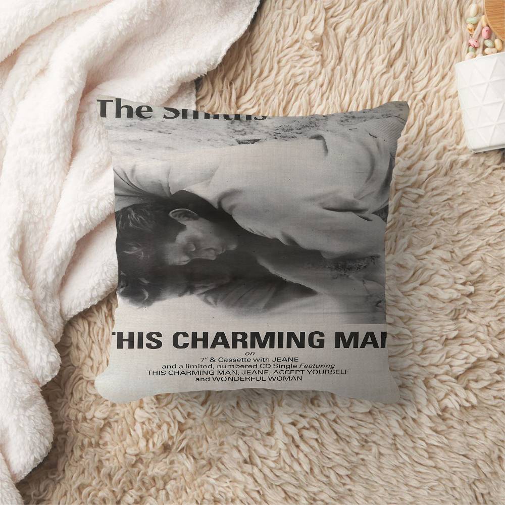 Rock Band The S-Smiths Cushion Cover Pillow Cover Decor Pillowcase Printed Cushion Case For Couch
