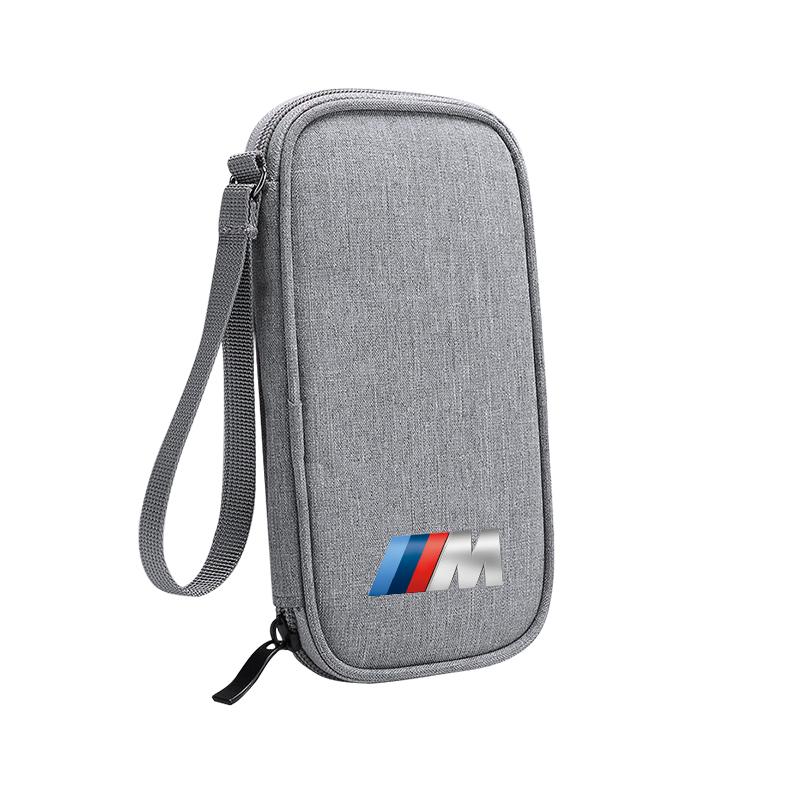 Car Cable Drive Earphone Charger Protable Storage Bag Valve Cap For BMW X1 X2 X3 X5 X4 X6 X7 iX3 F20 F10 F07 E70 E46 E90 E92 E60 bzcp38