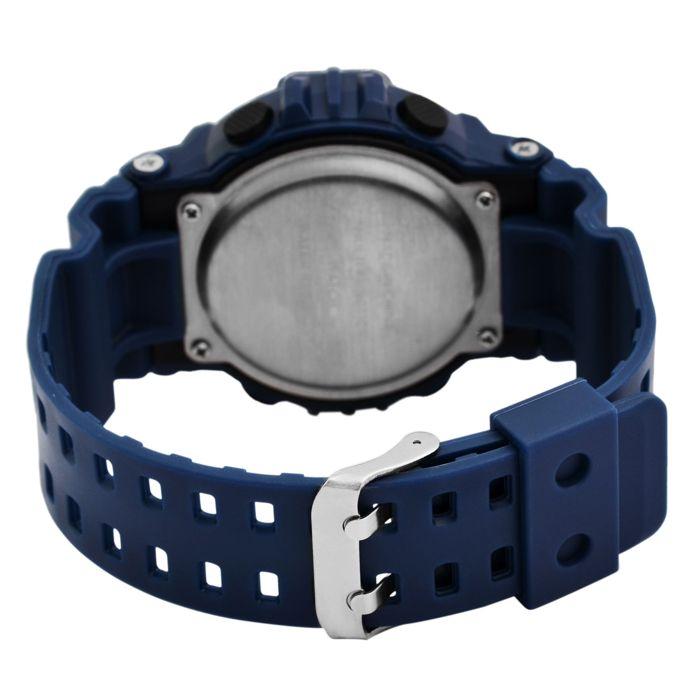 Montre - XINJIA - XI008 - Digital - Bleu - Bracelet silicone 46 mm