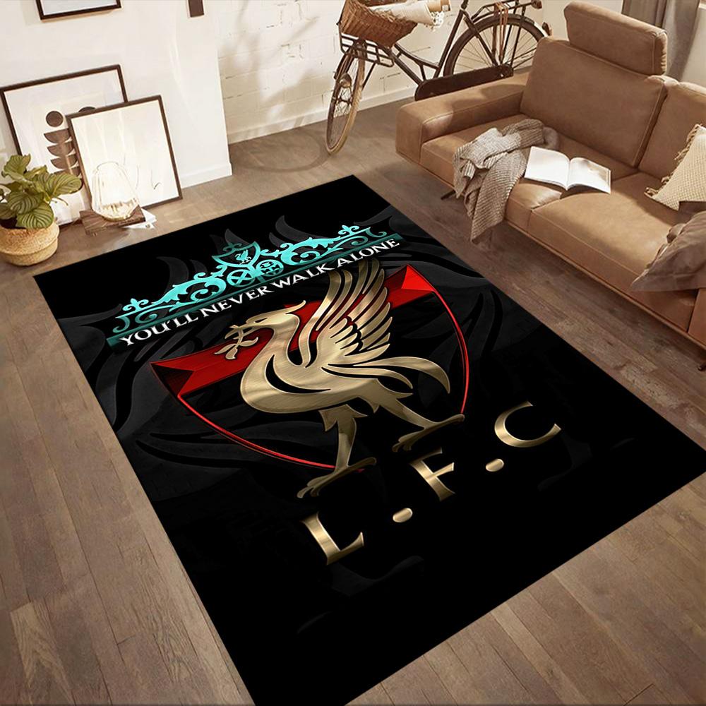 Liverpool Football Club Area Rug Suitable For Study Room Kitchen Playrooms Foyer Antislip Rug Decorate Offices Best For Christmas