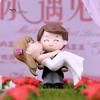 Home Kit Sweet Couple Bride Groom Model Miniature Landscape Wedding Decorative Ornament