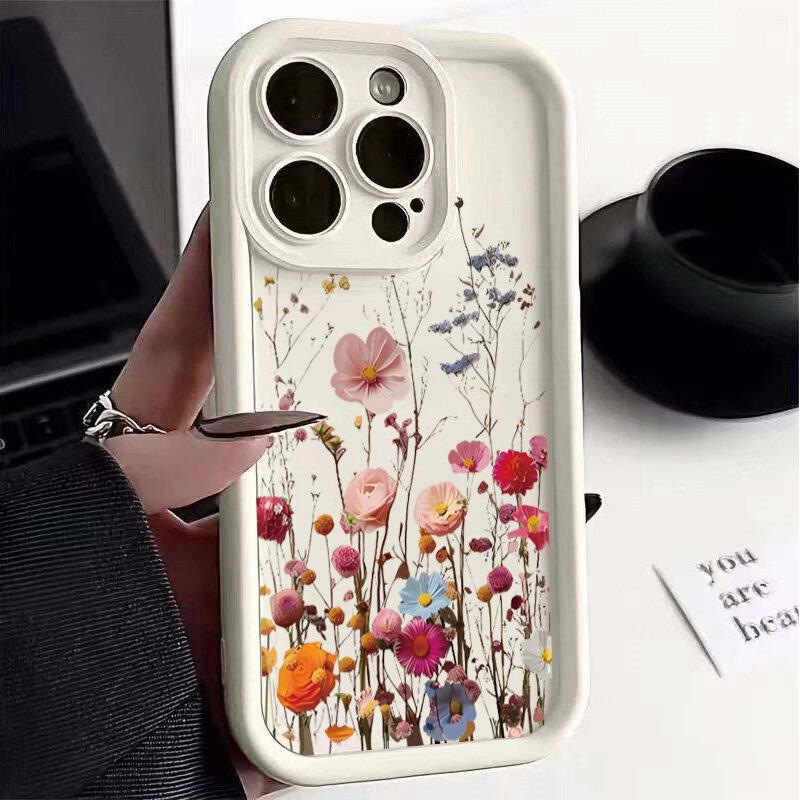 Модный Красивый Чехол для Телефона с Цветами Для Xiaomi 15T Pro 14T POCO X7 M7 F7 Pro F7 Ultra Redmi Note 15 Pro Plus 5G 15C 4G Чехол