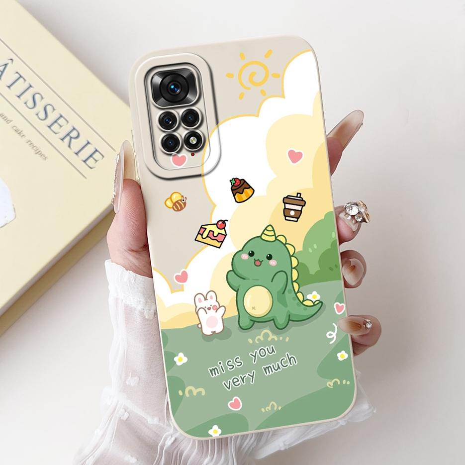 For Xiaomi Redmi Note 11 4G Case Redmi Note 11S Stylish Candy Painted Cover Soft TPU Phone Case For Redmi Note 11 Pro Plus Shell