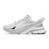Puma Флокс Тональная Ткань Удобная Спортивная Низкая Обувь для Повседневной Носки Женские кроссовки Серый Белый 389456-02