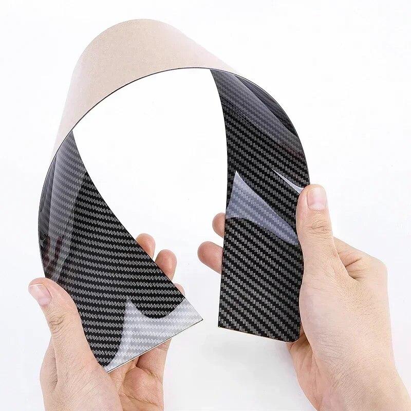 6 шт., наклейка на обшивку двери из углеродного волокна для Baojun 530 CN202S MG Hector Wuling Almaz 2019-2023, оконные стойки BC, постстайлинг