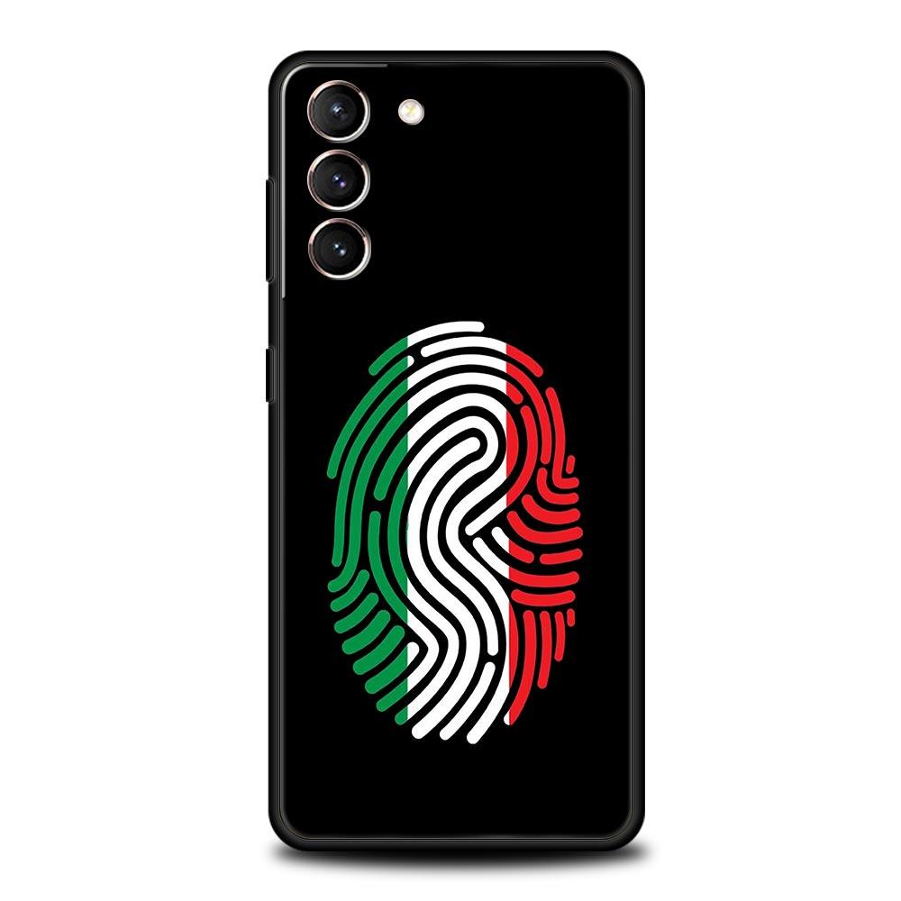 Чехол для телефона Флаг Италии Для Samsung Galaxy S24 S23 S22 S20 Ultra S21 FE 5G S10 S9 Plus S10E S8 Мягкий силиконовый чехол
