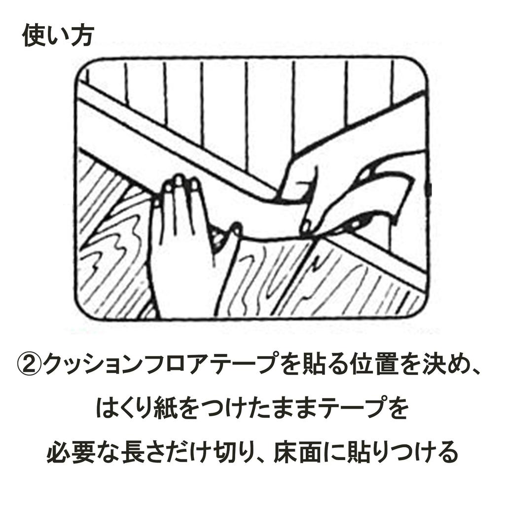 Cemedine Cushion Floor Commercial 50mm x Clean Application and Tape, Grade, 20m, Shrink-Wrapped, Removal, TP-145