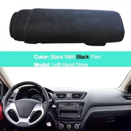 Car Dashboard Cover For Russia Kia Rio 3 2012 2013 2014 2015 2016 2017 Dash Mat Pad Carpet Dashmat Sun Shade Pad Car Styling