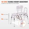 Tub Transfer Bench Bathtub Shower Seat for Senior Height Adjustable 400LBS