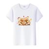 Kawaii Unisex Cartoon Chip 'n' Dale Graphic T-shirt Summer Blouses White Tees Clothes Y2K Tshirt Plus Size Tops
