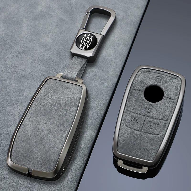 Interior Mouldings Car Remote Key Case Cover Shell Fob For Mercedes Benz A C E S G Class GLC CLE CLA GLB GLS W177 W205 W213 W222