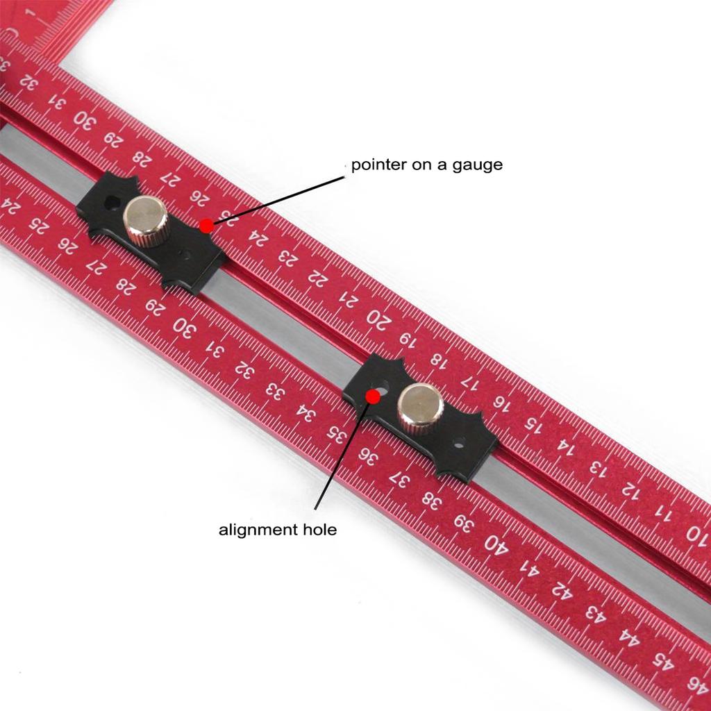 Регулируемая линейка для позиционирования сверления 4 в 1, приспособление для крепления фурнитуры шкафа, Т-образный угольник, многоугловая измерительная линейка, линейка для деревообработки