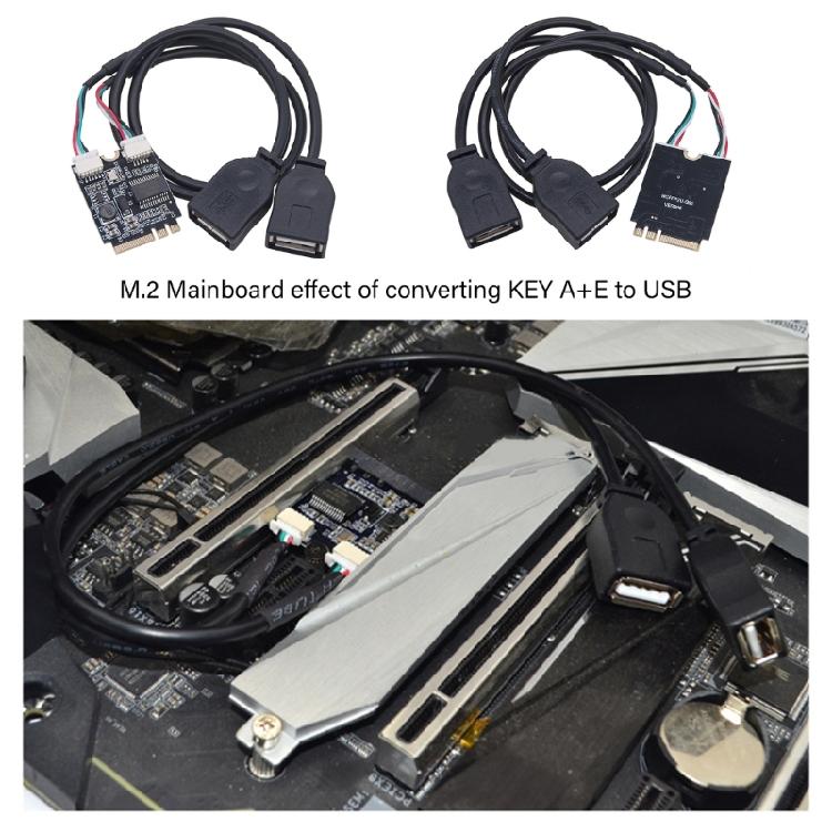 Прочный кабель Mini PCIe на USB, кабель M.2 Wifi KEY A+E на USB, повышающий портативность и совместимость устройств