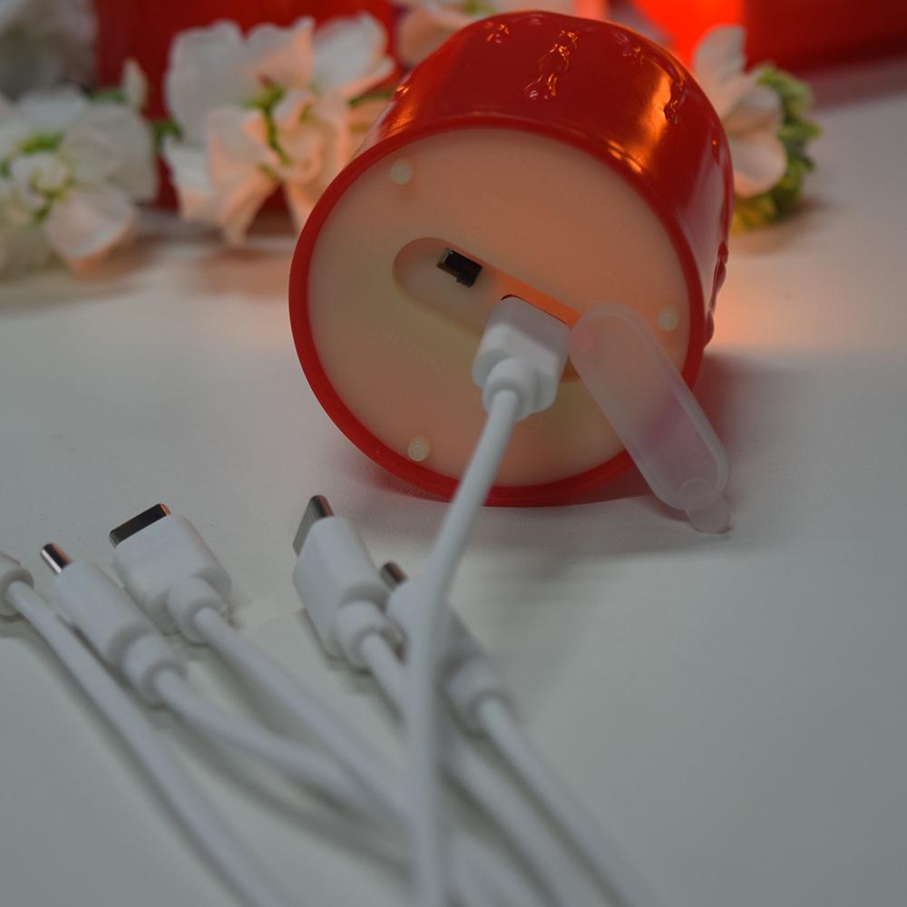 Светодиодные перезаряжаемые свечи, зарядка через USB, дистанционное управление временем, мерцание, вотивная лампа, ко Дню святого Валентина, декоративная лампа-свеча для дома